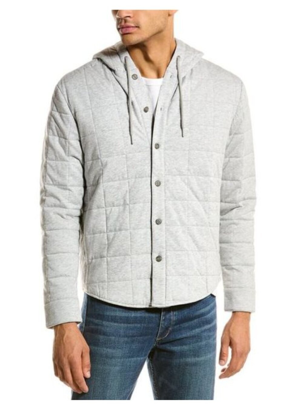 Vince Quilted Shirt Jacket Men's Small Quiet Luxury Modern Casual